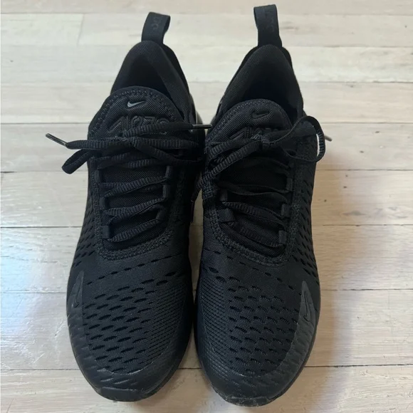 Nike Air Max 270 'Triple Black' Running Shoes - Picture 6 of 7